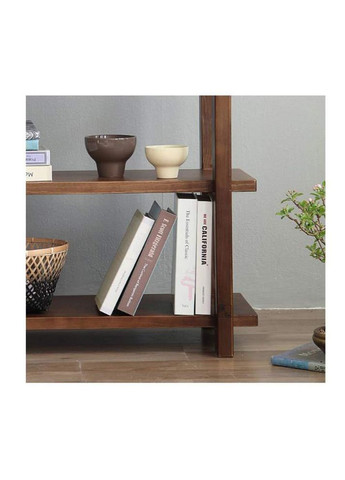 Этажерка разборная из дерева Ковентри 90х38х136 капучино (МЕБ-0018509) No Brand (327844751)