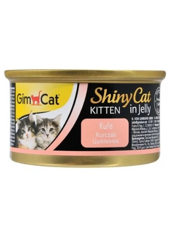 Консервы для кошек Shiny Kitten Для котят с курицей 70 г (4002064413341) GimCat (398263593)