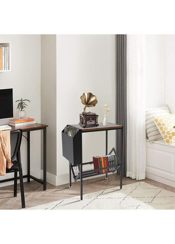 Стелаж стіл для вінілового програвача з підставкою органайзер для вінілових платівок і навушників SS-200-1 No Brand (366304325)