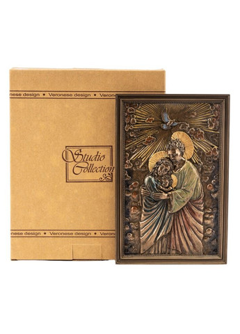 Картина барельєф Свята Родина 23х15 см 78404A42 Veronese (368993152)