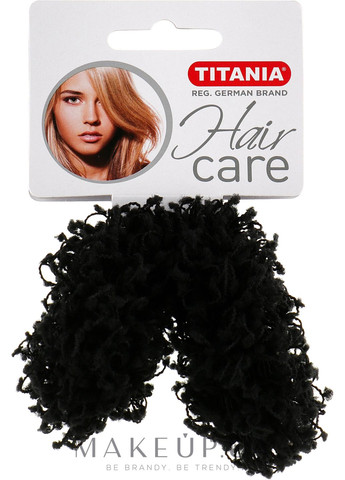 Резинка для волос объемная, черная 2шт (232093-27064726) Titania (365799472)