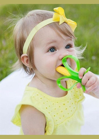 Прорезыватель щетка для зубов B51 силиконовая Кукуруза No Brand (327216292)