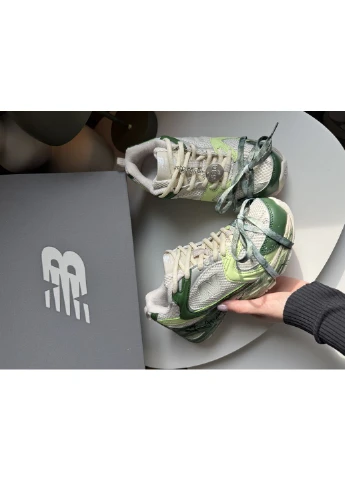 Кросівки жіночі New Balance 530 Custom Beige Green | Нью Беланс 530 зелені No Brand зелені демісезони (391919267)