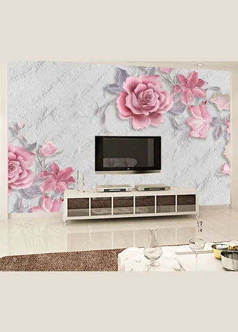 3D фотообои "Очаровательные розы" No Brand (316308769)