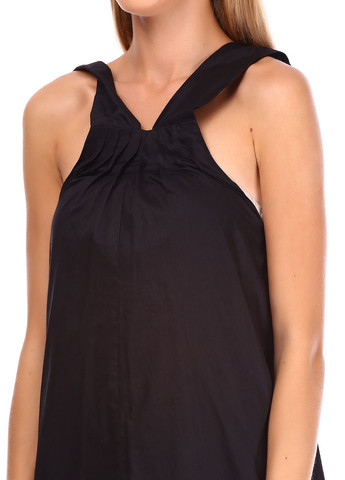 Черное повседневный платье черный College Social