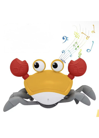 Іграшка-краб “Крабік” із музикою та підсвіткою, USB-зарядка для дітей No Brand (369653676)