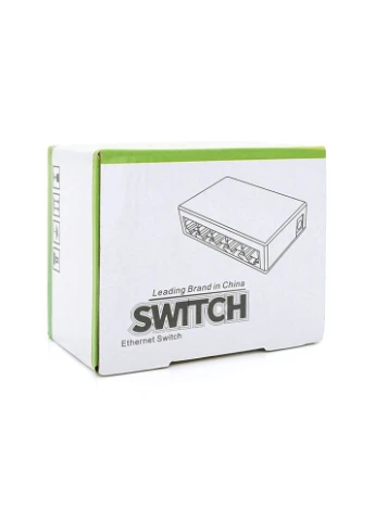 Комутатор JY 5005S 5 портів Ethernet 10/100 Мбіт/сек. DC 5. БЖ 5V у комплекті Voltronic (391020776)