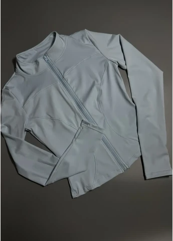 Спортивна кофта рашгард на блискавці No Brand (405978144)