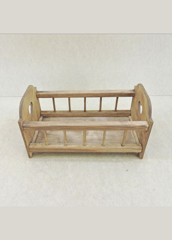 Кровать для кукол из дерева Белль мускат (КРТ-001007) No Brand (328605780)