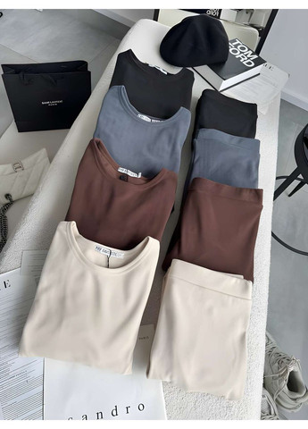 Женское удобное теплое термобелье термокостюм термокомплект микрофлис черный Україна (366868981)