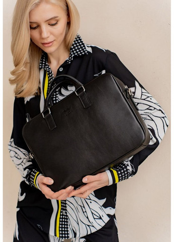 Шкіряна ділова сумка Briefcase 2.0 чорний The Wings (348358631)