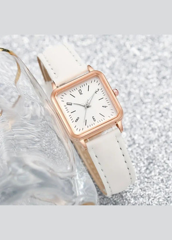 Стильний жіночий кварцовий годинник в стилі мінімалізм, колір білий Geneva (341529621)