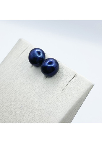 Сережки-пусети срібні з перлами 1,9 г No Brand (369736849)