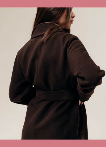 Коричневе Пальто коричневе кашемир Fine Line