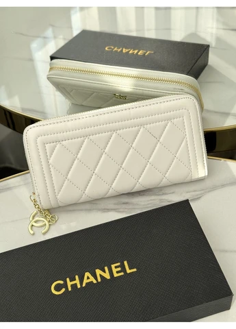 Жіночий гаманець білий із комплектацією великий No Brand (383975829)