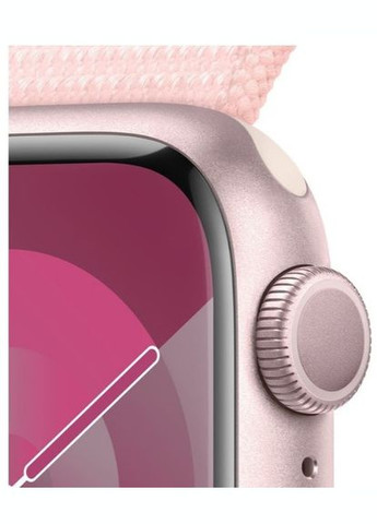 Смарт годинник Watch S9 41mm Pink Alum Case with Light Pink Sp/Loop Apple (278367713)