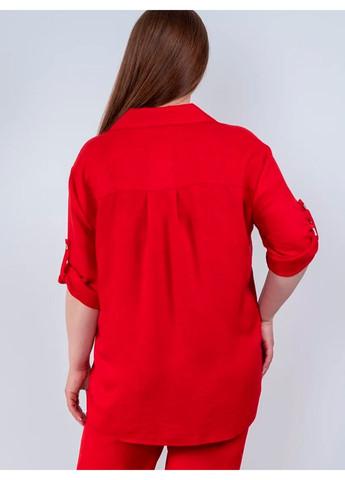Красная повседневный рубашка Nita