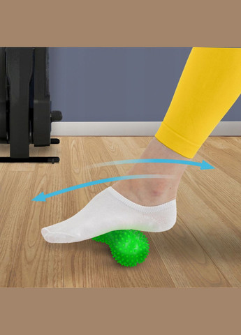 Массажный мяч двойной с шипами Spike+ 7 x 16 см Green (P-5905973403351) 4FIZJO (326416347)