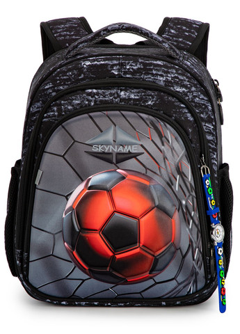 Школьный рюкзак (ранец) серый для мальчика /SkyName с Мячом 36х30х16 см для начальной школы (5028) Winner (293815069)