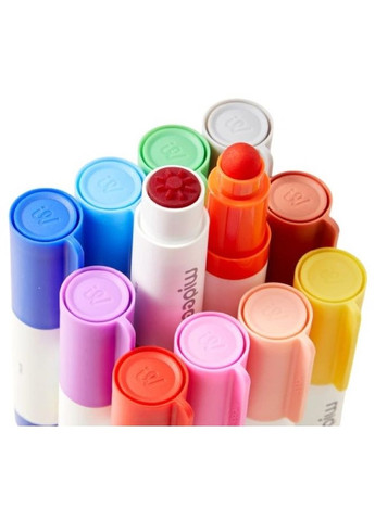 Маркеры смываются с круглым кончиком со штампиками 6 цветов (MD3385) MiDeer (338435330)