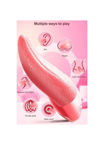 Оральный вибратор язык USB с 10 режимов вибрации из медицинского силикона гипоаллергенного материала. China (360604056)