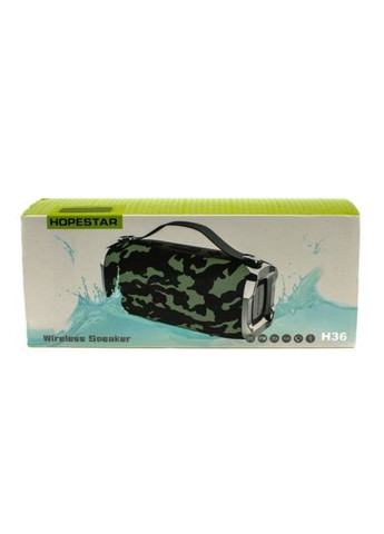 Беспроводная колонка H36 акустика камуфляж зеленый Hopestar (315466168)