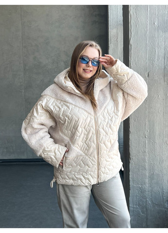 Молочная демисезонная куртка MN