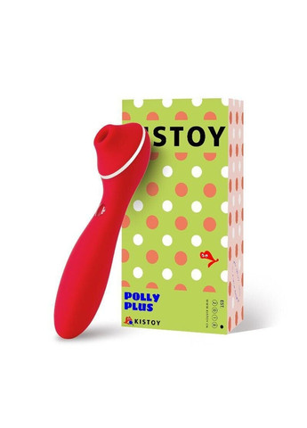 Вакуумний вібратор KISTOY Polly Plus Red KissToy (316252546)