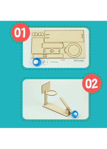 Розвиваючий науковий конструктор DIY "Настільний баскетбол" механічний China (366874927)