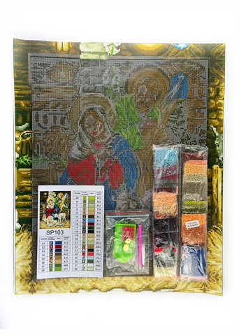 Алмазна мозаїка Ікона Різдво Ісуса 40х50 см SP103 ColorArt (290192152)