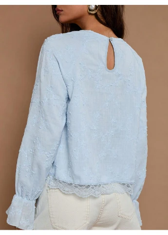 Синяя блуза SHEIN