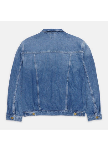 Синяя демисезонная джинсовая куртка с микро-дефектом H&M
