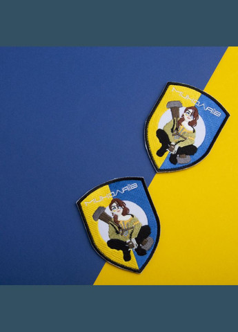 Шеврон нашивка на липучці Дівчинка Джавеліна з Миколаєва 7,5х10 см IDEIA (275870677)