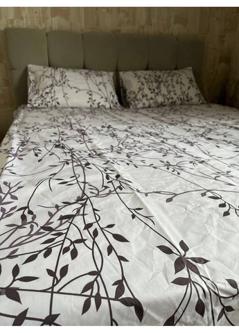 Комплект постільної білизни півтораспальний No Brand верба фіолетова (370864761)