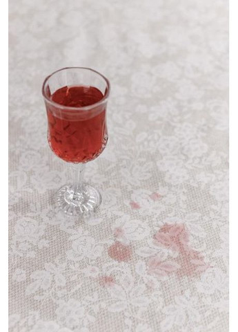 Скатерть пятноустойчивая Кружево Бежевый 120х136 см (8068) Прованс (367108612)