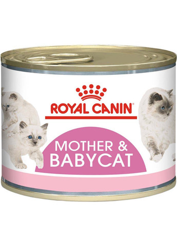 Влажный корм для новорожденныx котят Mother & Babycat Cans 195 г Royal Canin (286472663)