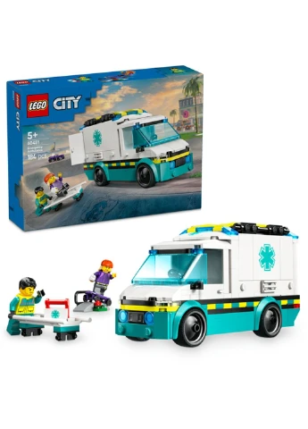 Конструктор City Скорая помощь 184 детали (60451) Lego (331298671)