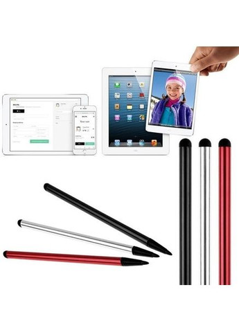 Набор двухсторонних стилусов для рисования 3 шт Black-Red-Grey (S050687-3) Bluefield (333707721)