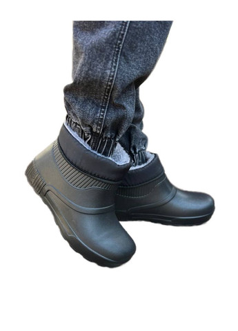 Чоботи сноубутси чорні пінка гумові калоші Olimp Дутики (305589991)