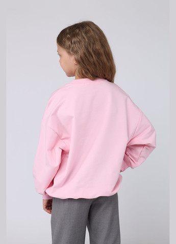 Yuki світшот для дівчинки колір рожевий cb-00278752 рожевий трикотаж