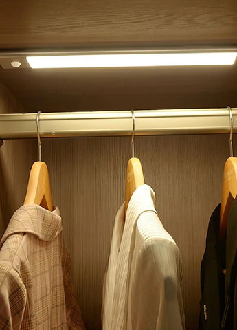 Лампа світильник нічник акумуляторна світлодіодна з кріпленням на магнітах датчиком руху 33 см (477762-Prob) Unbranded (299784631)