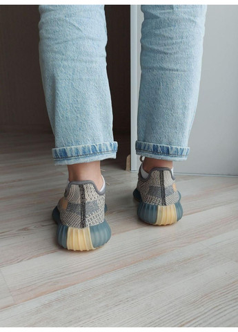 Жовті Осінні кросівки чоловічі adidas yeezy boost 350 v2 israfil 1 адідас ізі буст No Brand