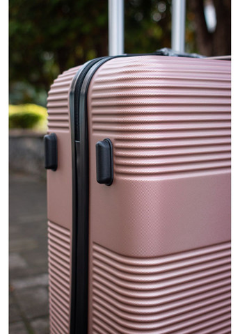 Чемодан пластиковый ручная кладь XS, цвет черный Wings 5398 (365715885)