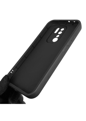 Чехол силиконовый Soft Touch с 3D принтом для Redmi 9 черный (Полная защита камеры) Xiaomi (371653124)