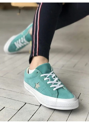Цветные летние кеды converse low mint конверс No Brand