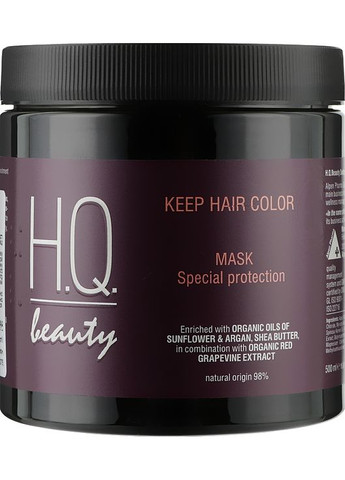 Маска для защиты цвета волос Keep Hair Color Mask 190ml (1061079-31158435) H.Q.Beauty (368665352)
