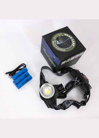 Налобний акумуляторний ліхтар BL 8070 P50, ліхтар на голову для туризму та риболовлі Bailong (329870813)