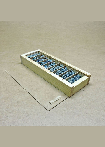 Набір 1х саморізів з прессшайбою 385шт No Brand (328909025)