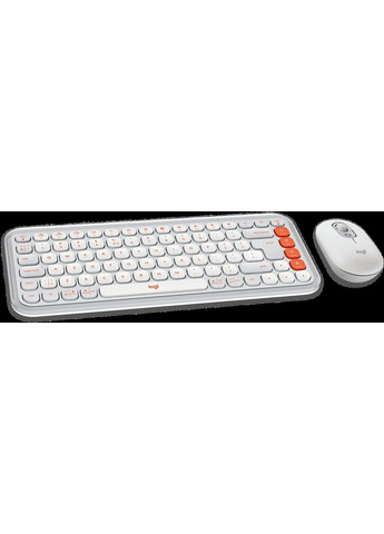 Комплект клавіатура та миша POP Icon Combo Bluetooth Off-White (L920-013141) Logitech (360417700)