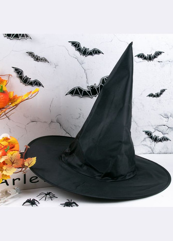 Шляпа ведьмы, колпак волшебника Черная однотонная A.G. (299770170)
